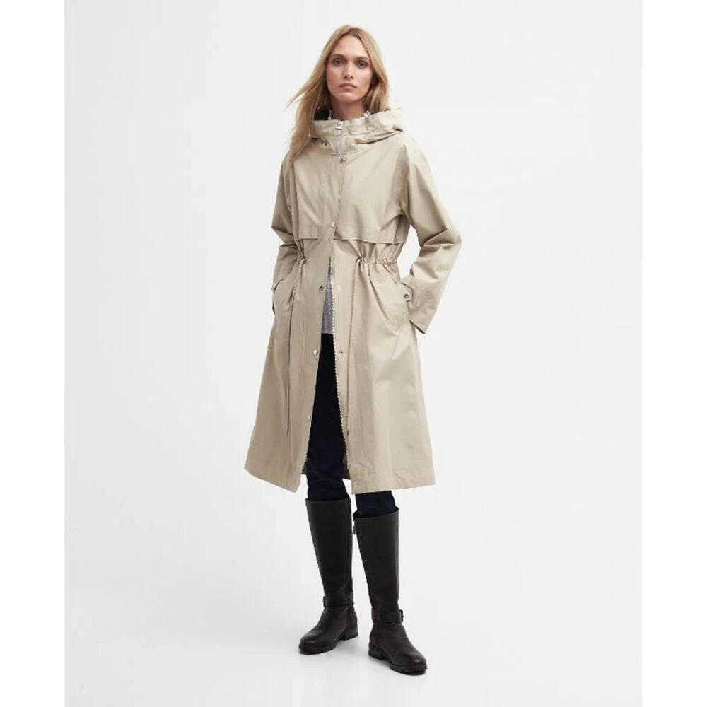 NEW, Barbour Lavender Ladies Waterproof Jacket - Beige Size 14 #C4489 - Picture 1 of 15